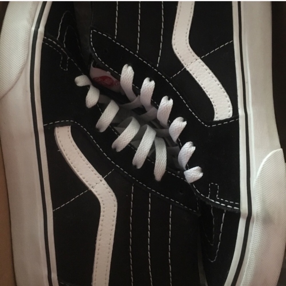 Black high top vans